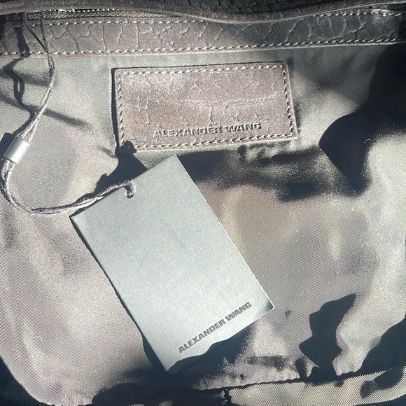 Alexander Wang Black Leather Crossbody Bag Studded Bottom NWT - Picture 17 of 17